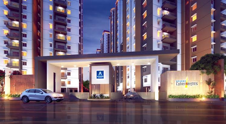 3 BHK + Pooja Room Apartment For Sale in Aparna Cyber Heights