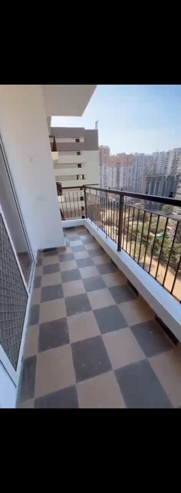 Balcony in 3 BHK Apartment at Vasu Fortune Residency Phase II, Raj Nagar Extension – for Rent