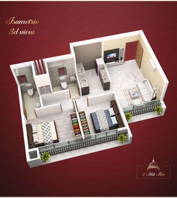 Master Plan, sm-emerald 1 Bedroom 367 Sq.Ft. Apartment In Taloja Navi Mumbai 8221543