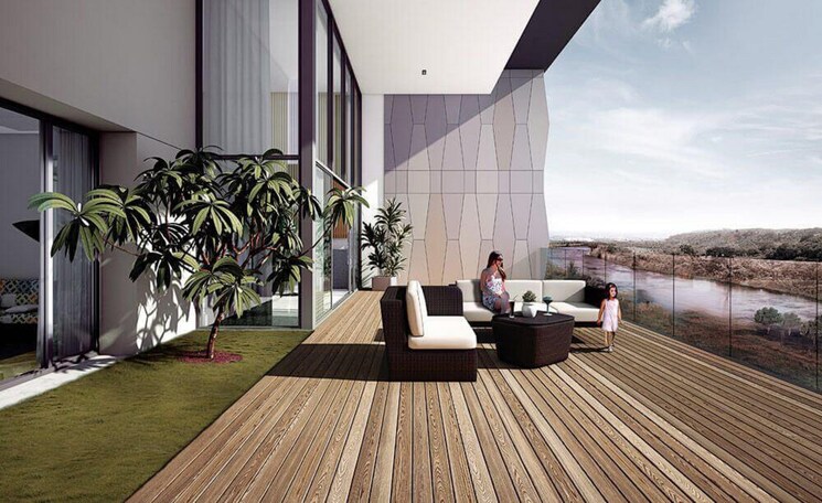 Balcony, marvel-aquanas 3.5 Bedroom 2500 Sq.Ft. Apartment In Kharadi Pune 8221581