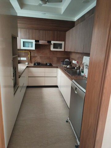 Kitchen in 3 BHK Builder Floor at Defence Colony – for Rent