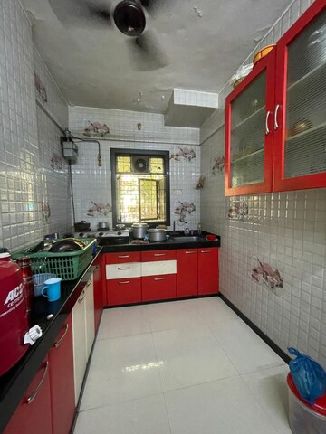Kitchen in 1 BHK Apartment at Ashokvan Apartments, Dahisar East – for Rent