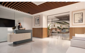 Floor Plan in Office Space at Sector 142 – for Rent
