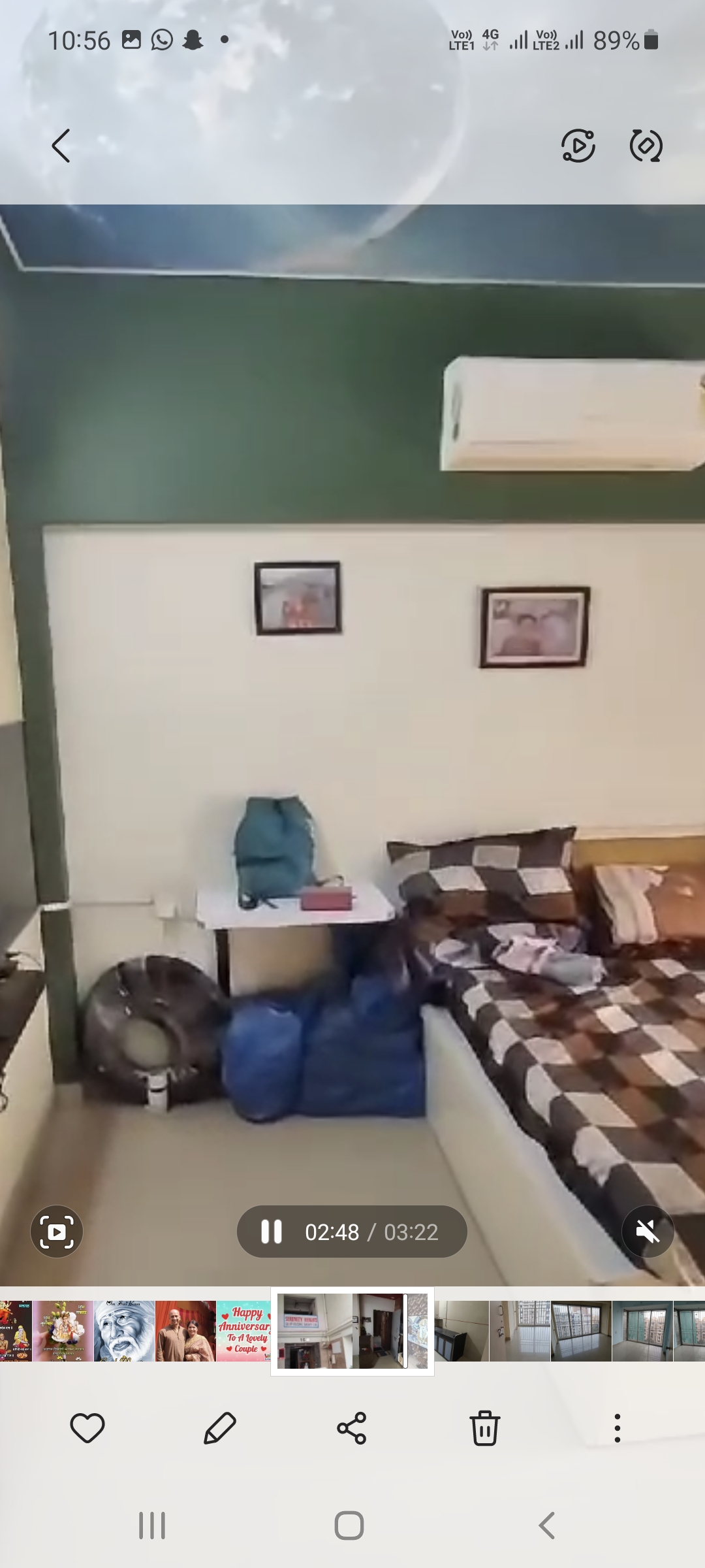 1 BHK + Pooja Room Apartment For Sale in Senenity Height Chs