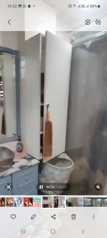 Bathroom in 1 BHK Apartment at Borivali East – for Sale