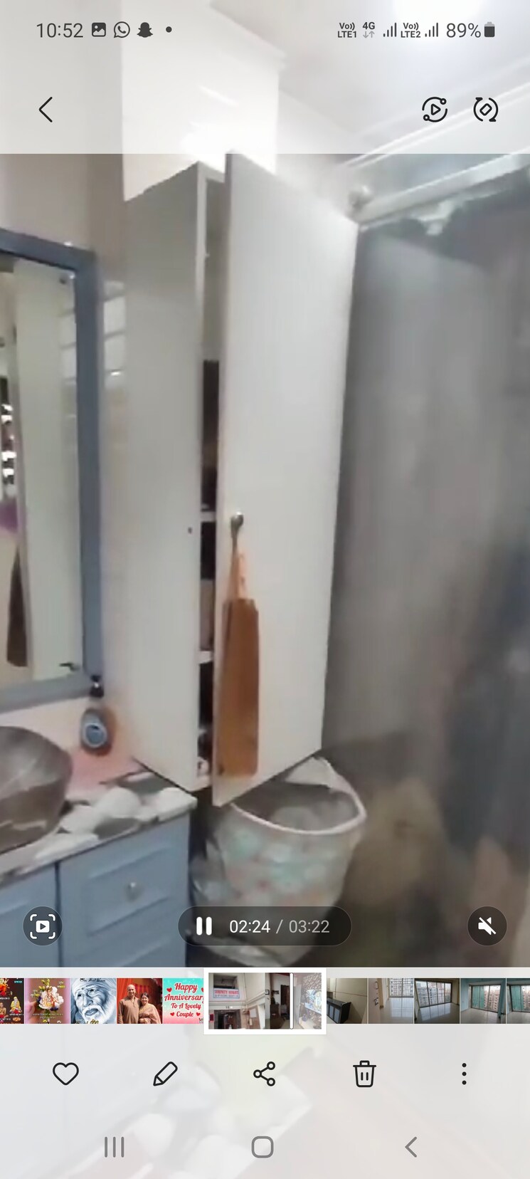 Bathroom, borivali east 1 Bedroom 475 Sq.Ft. Apartment In Borivali East Mumbai 8221765