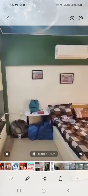 Master Bedroom in 1 BHK Apartment at Borivali East – for Sale