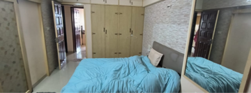 Bedroom in 2 BHK Apartment at Shilp Tower, Century Mills – for Rent