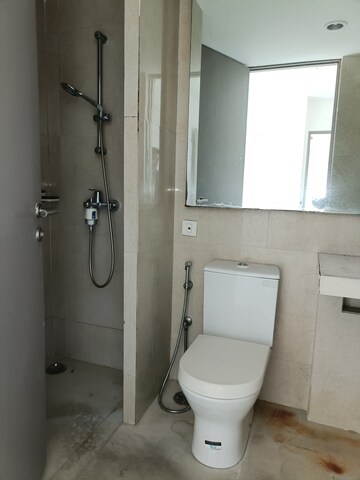 Bathroom in 1 BHK Apartment at Hiranandani Lavinia, Ghodbunder Road – for Rent
