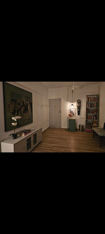 Living Room in 1 BHK Apartment at Siddhivinayak Annex, Lower Parel – for Rent