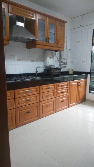Kitchen in 3 BHK Apartment at Siddharth Estates, Kalyani Nagar – for Rent
