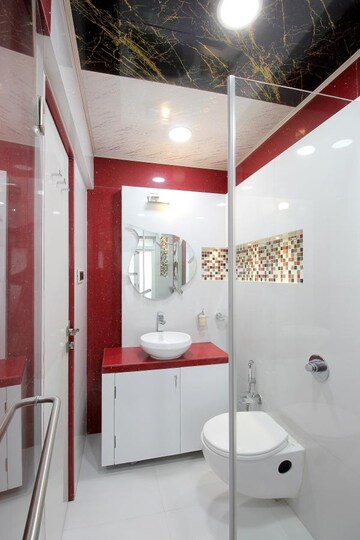 Bathroom in 4 BHK Apartment at Evershine Cosmic, Andheri West – for Rent