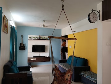 Living Room in 2 BHK Apartment at Pimple Nilakh – for Rent