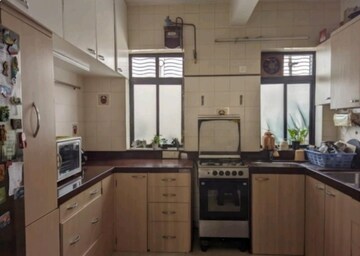 Kitchen in 2 BHK Apartment at Merryland Apartment, Worli – for Rent