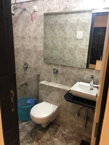 Bathroom in 1 RK Apartment at Mayfair Housing Hillcrest, Vikhroli West – for Rent