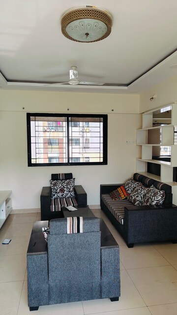 Living Room in 2 BHK Apartment at Magarpatta Trillium, Hadapsar – for Rent