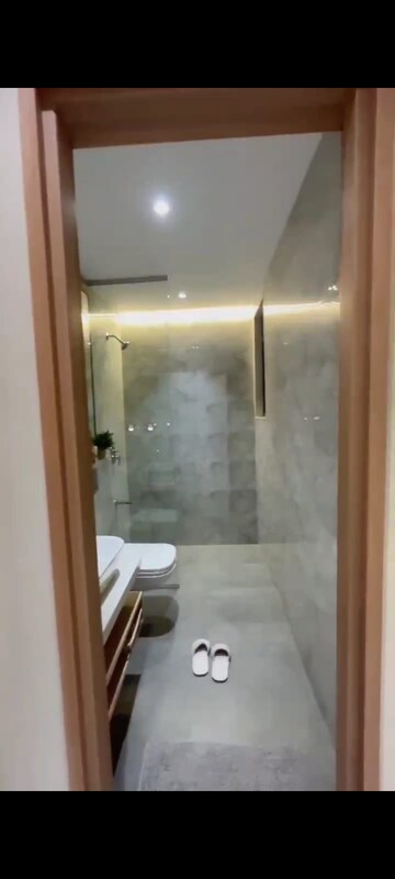 Bathroom in 3 BHK Builder Floor at Runwal Pinnacle, Mulund West – for Sale