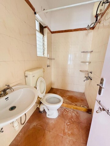 Bathroom in 3 BHK Apartment at Karia Konark Campus, Viman Nagar – for Rent