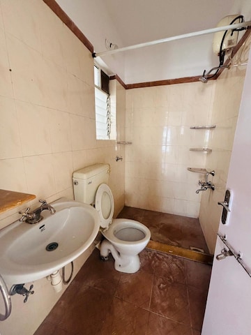 Bathroom in 3 BHK Apartment at Karia Konark Campus, Viman Nagar – for Rent