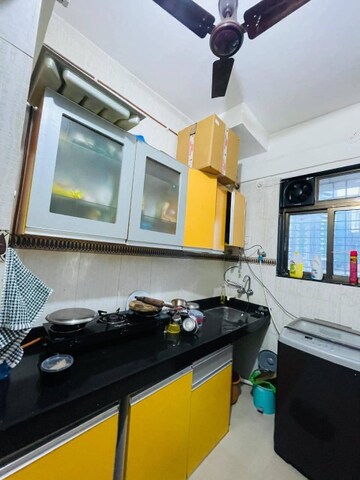 Kitchen in 1 BHK Apartment at Agarwal Sky Heights, Vasai East – for Sale