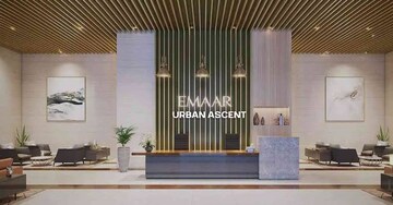 Living Room in 4 BHK Apartment at Emaar Urban Ascent, Sector 112 – for Sale