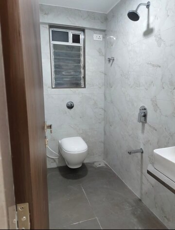 Bathroom in 3 BHK Apartment at Godrej Prime, Chembur – for Rent