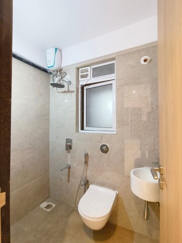 Bathroom in 2 BHK Apartment at Mahavir Kanti Avenue, Nalasopara East – for Rent