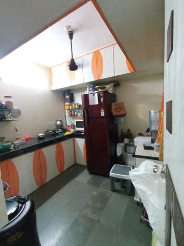Kitchen in 1 RK Apartment at Pushp Vatika, Dahisar East – for Rent