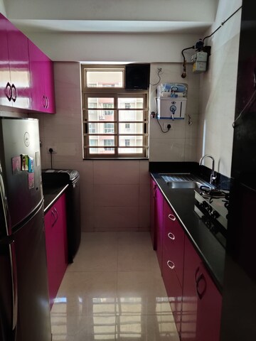 Kitchen in 1 BHK Apartment at Sheth Vasant Oasis, Andheri East – for Rent