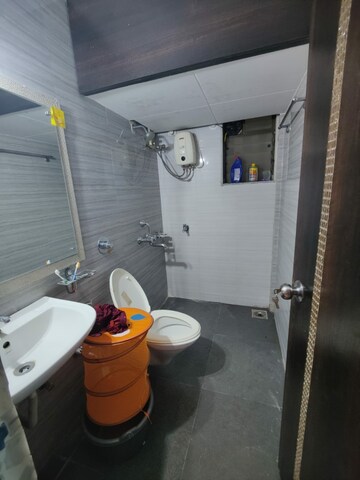 Bathroom in 2 BHK Apartment at Cosmos Jewels, Ghodbunder Road – for Rent