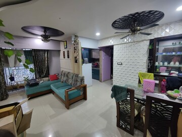 Living Room in 2 BHK Apartment at Cosmos Jewels, Ghodbunder Road – for Rent