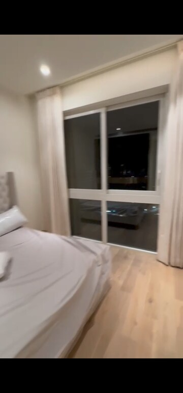 Bathroom in 3 BHK Apartment at Bhartiya Leela Residences, Thanisandra Main Road – for Rent