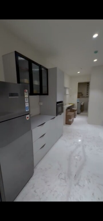 Kitchen in 3 BHK Apartment at Bhartiya Leela Residences, Thanisandra Main Road – for Rent