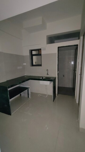 Kitchen in 1 RK Apartment at Riddhi Gardens CHS, Malad East – for Rent