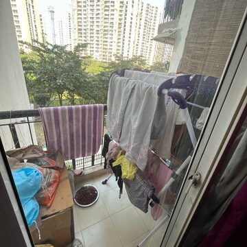 Balcony in 3 BHK Apartment at Amrapali Zodiac, Sector 120 – for Rent