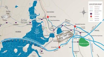 3 BHK Apartment – Map Location View at Indiabulls Park, New Panvel - for Sale