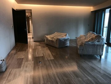 Living Room in 3 BHK Apartment at Lodha World Crest, Worli – for Rent