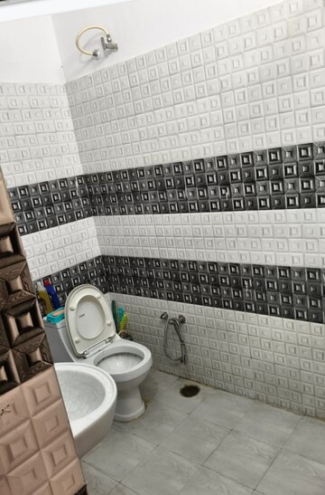 Bathroom in 3 BHK Builder Floor at Dhakoli Village – for Sale