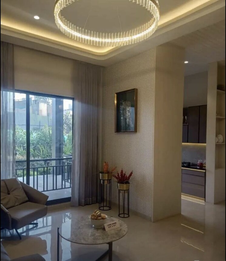Living Room, haware-my-first-home 1 Bedroom 400 Sq.Ft. Apartment In Shilphata Thane 8222792