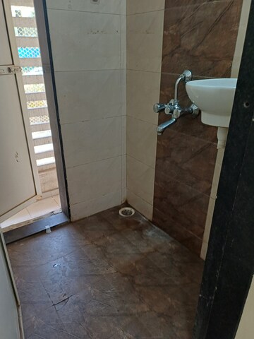 Bathroom in 1 BHK Apartment at Chamunda Residency, Ghansoli – for Rent