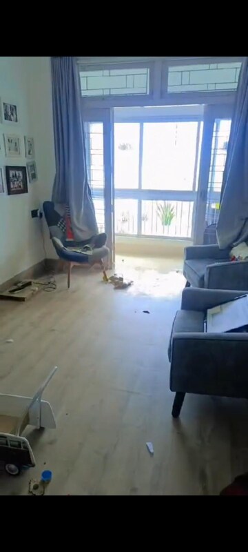 Living Room in 1 BHK Apartment at Chandak Nishchay, Borivali East – for Rent