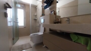 Bathroom in 4 BHK Apartment at Godrej The Trees, Vikhroli East – for Rent