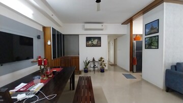 Living Room in 4 BHK Apartment at Godrej The Trees, Vikhroli East – for Rent