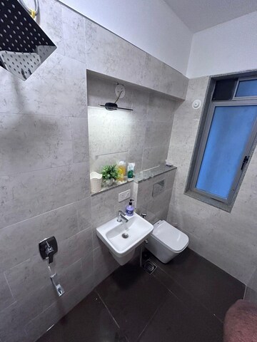 Bathroom in 2 BHK Apartment at Dimple 19 North, Kandivali West – for Rent