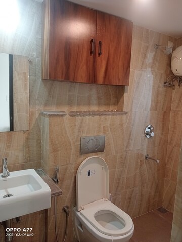 Bathroom in 2 BHK Apartment at Lodha Amara, Kolshet Road – for Rent