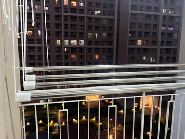 Balcony in 2 BHK Apartment at Sobha Dream Gardens, Thanisandra Main Road – for Rent