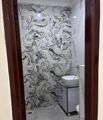 Bathroom in 3 BHK Builder Floor at Dhakoli Village – for Sale