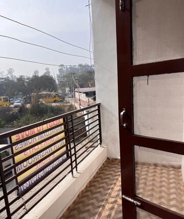 Balcony in 3 BHK Builder Floor at Dhakoli Village – for Sale