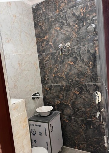 Bathroom in 3 BHK Builder Floor at Dhakoli Village – for Sale