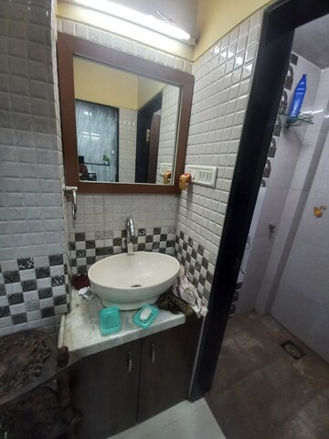 Bathroom in 1 RK Apartment at Gokuldham Complex, Goregaon East – for Rent